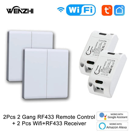 &amp;quot;Wireless Remote Control Smart Light Switch Module&amp;quot; 2Switch2 receiver2 / CHINA