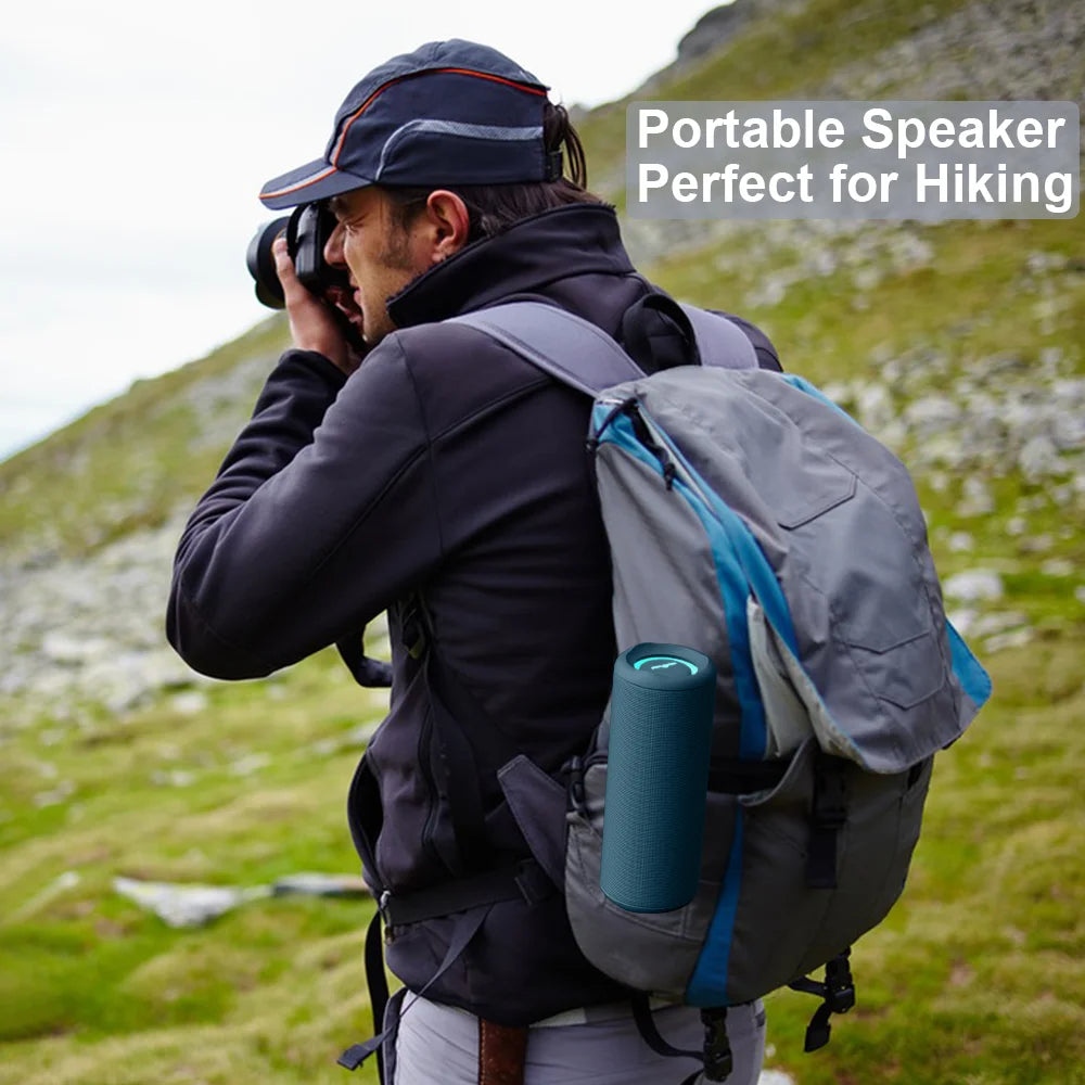 WISE TIGER P3 Bluetooth Speaker: Portable Bass Boost Stereo - IPX7 Waterproof &amp;amp; 30W Power