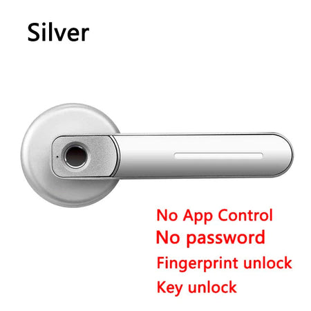 With Tuya Biometric Fingerprint Smart Door Lock Electronic Digital Lock  Password Fingerprint Keyless Security Door Handle Home
