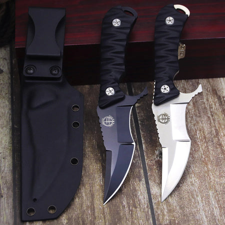 WPKOPYA D2 Steel Outdoor Tactical Survival Knife