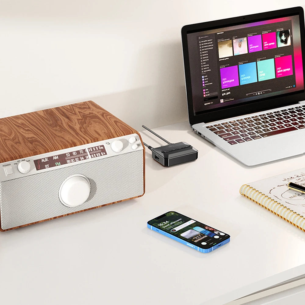 WYMECT Bluetooth Receiver 5.3: Connect Wirelessly &amp;amp; Enjoy Lossless Sound