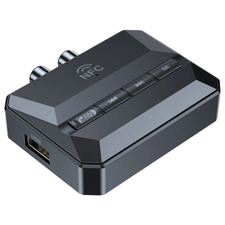 WYMECT Bluetooth Receiver 5.3: Connect Wirelessly &amp;amp; Enjoy Lossless Sound  black