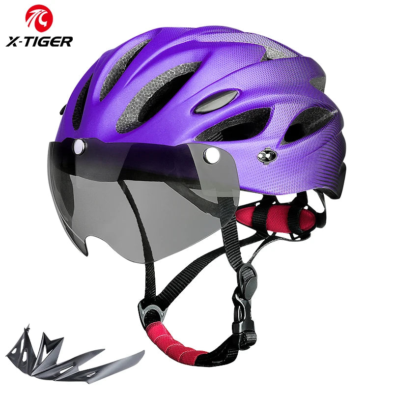 LED Rear Light Cycling Helmet | Lightweight Breathable