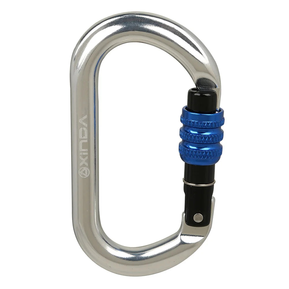 XINDA O-type lock buckle Automatic Safety Master Carabiner Multicolor 5500lbs Crossing hook Climbing Rock Mountaineer Equipment
