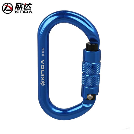 XINDA O-type lock buckle Automatic Safety Master Carabiner Multicolor 5500lbs Crossing hook Climbing Rock Mountaineer Equipment