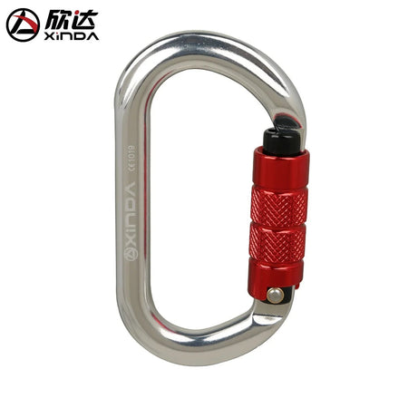 XINDA O-type lock buckle Automatic Safety Master Carabiner Multicolor 5500lbs Crossing hook Climbing Rock Mountaineer Equipment