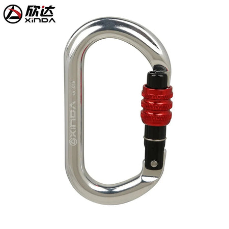 XINDA O-type lock buckle Automatic Safety Master Carabiner Multicolor 5500lbs Crossing hook Climbing Rock Mountaineer Equipment