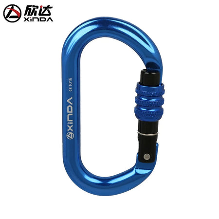 XINDA O-type lock buckle Automatic Safety Master Carabiner Multicolor 5500lbs Crossing hook Climbing Rock Mountaineer Equipment