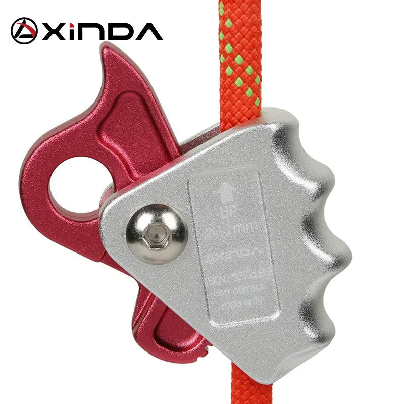 XINDA Self-lock Equipment High-altitude ToolsGrasp Rope Devices Automatic Lock Karabiner Anti Fall Protective Gear Survival