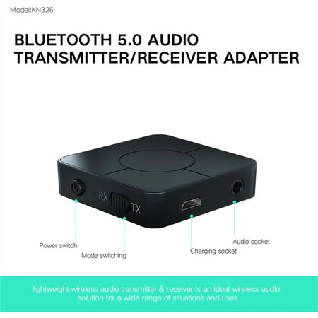 YIGETOHDE Bluetooth 5.0 Receiver Transmitter Audio Music Stereo Wireless BT 5.0 Adapter RCA 3.5Mm AUX Jack For Speaker TV Car PC