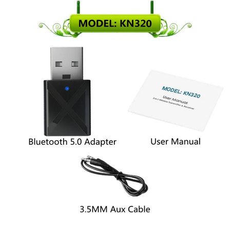 YIGETOHDE Bluetooth 5.0 Receiver Transmitter Audio Music Stereo Wireless BT 5.0 Adapter RCA 3.5Mm AUX Jack For Speaker TV Car PC