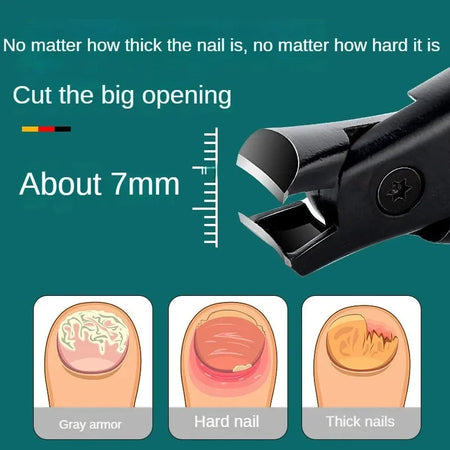 YIYUEQIANLI Anti-Splash Nail Clippers - Precision &amp;amp; Comfort in Every Cut