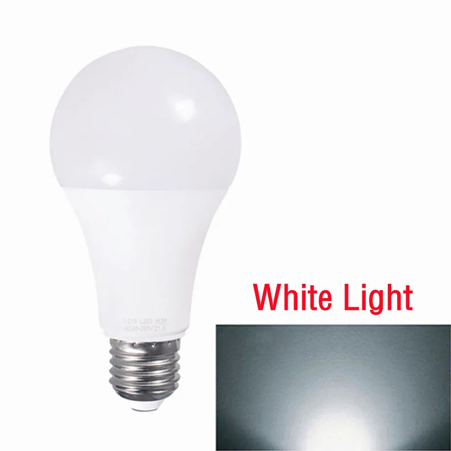 YzzKoo LED Dusk to Dawn Sensor Light Bulb - Auto ON/OFF - Various Wattages - Warm White - E27 Base White Light / 12W / CHINA