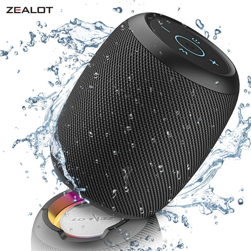 ZEALOT S53 Wireless Bluetooth Speaker: 10W Super Loud Sound, 12-Hour Playtime