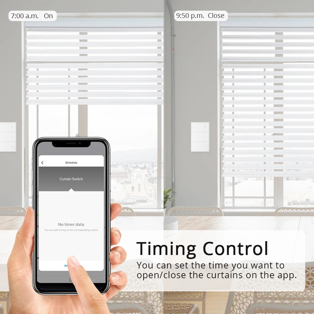 Zemismart Tuya Zigbee US AU Smart Curtain Switch for Electric Motorized Roller Shutter Wall Push Button Switch Alexa Google Home
