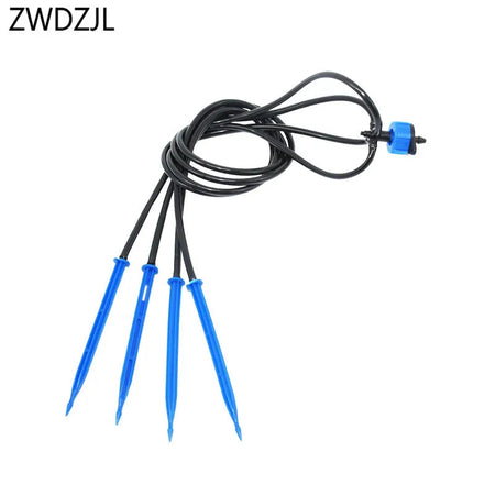 ZWDZJL 4L 8L Drip Irrigation System with 4-Way Arrow Drip Emitter